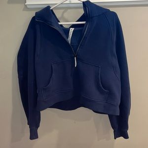 Lululemon scuba oversized hoodie-mineral blue EUC